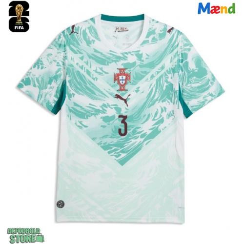 Portugal Ruben Dias #3 Replika Udebanetrøje VM 2026 Kortærmet
